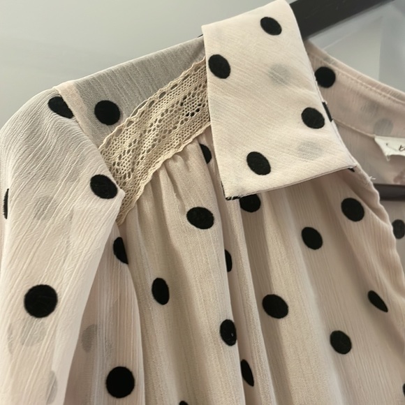 🪞🏞 sheer By the river poka dot dress🪞 - Picture 10 of 10